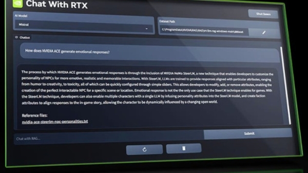 Nvidia представила чат-бот с ИИ, способный работать локально на ПК